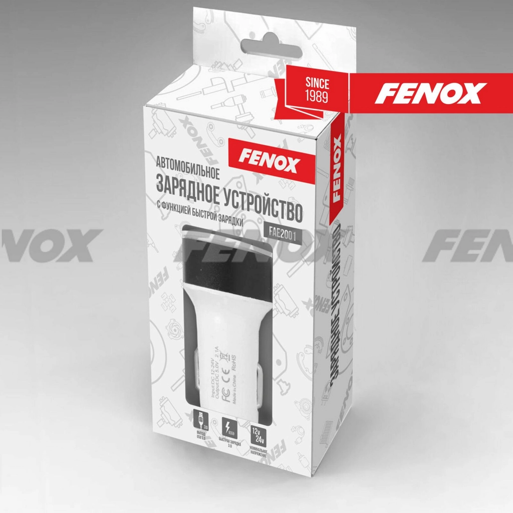 Провода прикуривания FENOX 1439995886 FAE2001 D3 168J изображение 0