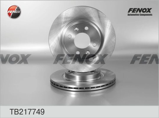 Тормозной диск FENOX 0S7 0B 2249199 TB217749 изображение 0