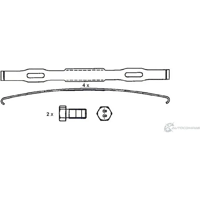 Тормозные колодки дисковые, комплект FERODO 715796 1SBGT9 FCV4115BFE 2 9219