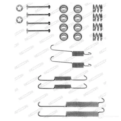 Ремкомплект колодок FERODO EB9M6DN 713837 FBA1 89 FBA56