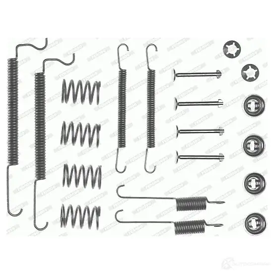 Ремкомплект колодок FERODO 713671 SH8Y K 5016687023398 FBA34 - Изображение 1