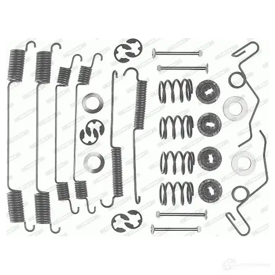Ремкомплект колодок FERODO UJ6 UV 5016687031690 713576 FBA117