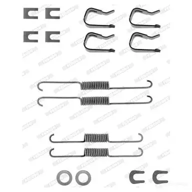 Ремкомплект колодок FERODO 713854 5016687020595 GT1 VLH FBA6