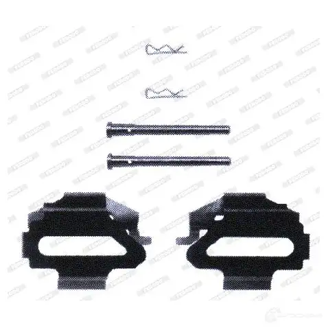 Ремкомплект колодок FERODO 5016687045291 713814 XK 7PV FBA530 - Изображение 1