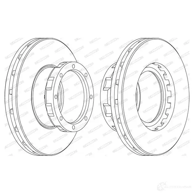 Тормозной диск FERODO 103124709 FCR260A EXOP7 M3 4044197309115 изображение 0