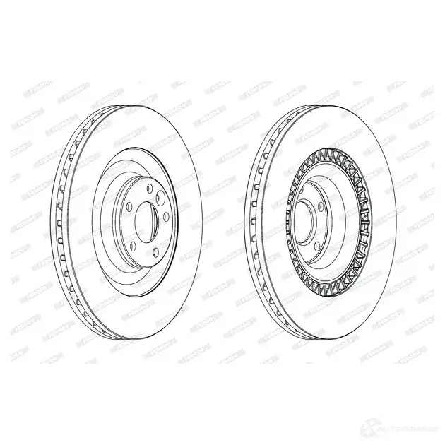 Тормозной диск FERODO 712899 DDF2222C DD F2222C DDF2222C-1 изображение 0