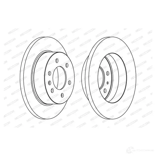 Тормозной диск FERODO fcr311c FCR311 C 140EAN8 1193643926 изображение 0