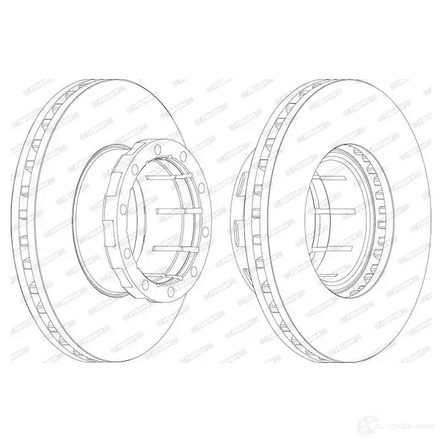 Тормозной диск FERODO A28ROD 715556 FCR114A FCR114 A
