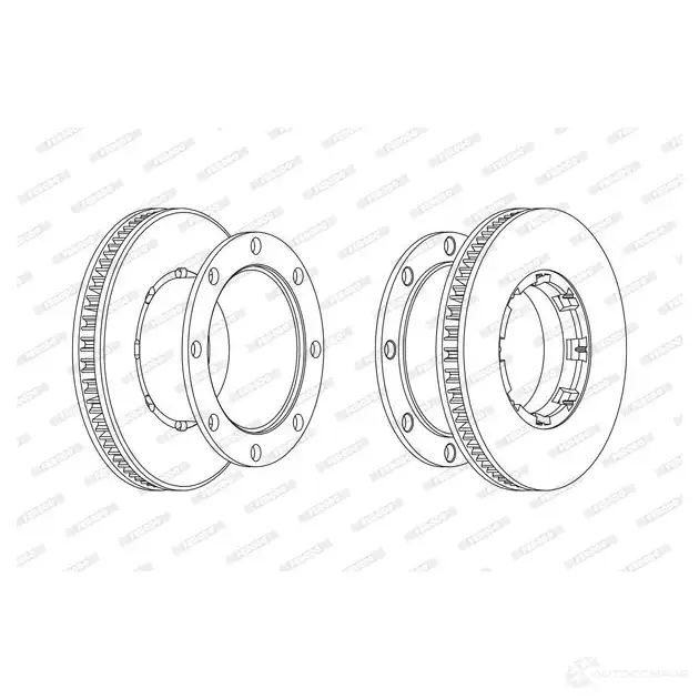 Тормозной диск FERODO 715646 FCR220A RZIDRHU FC R220A