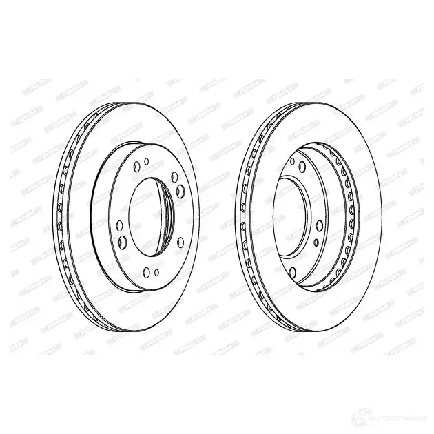 Тормозной диск FERODO DDF993 DDF993-1 713481 DDF9 93 изображение 0