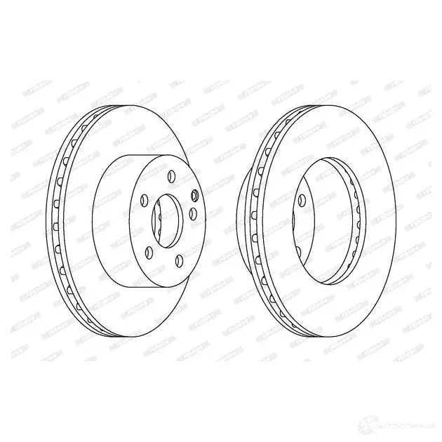 Тормозной диск FERODO DD F1668C 1193640544 C8IQNSN DDF1668C изображение 0