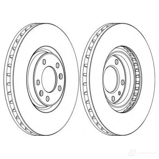 Тормозной диск FERODO 21245222 DDF 1114 DDF1114-1 ddf11141 изображение 0