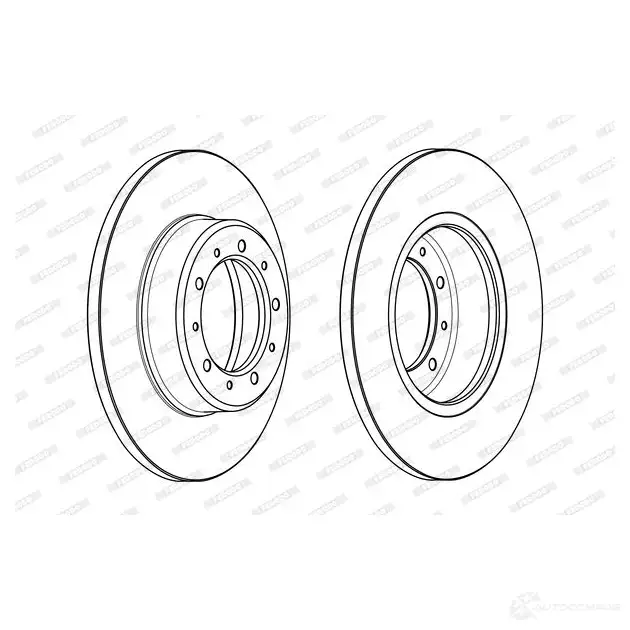 Тормозной диск FERODO DDF2083C 712827 D DF2083C XNFFLT - Изображение 1