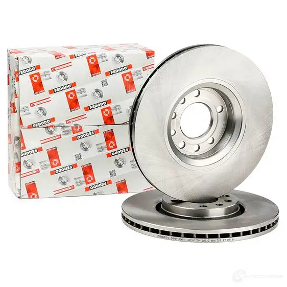 Тормозной диск FERODO DDF1 261 DDF1261 711965 DDF1261-1 изображение 1