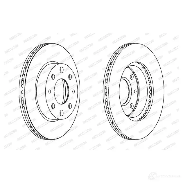 Тормозной диск FERODO DDF149-1 DD F149 DDF149 712175
