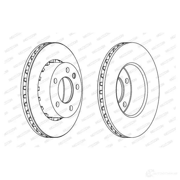 Тормозной диск FERODO DDF188-1 712693 DDF188 DDF 188