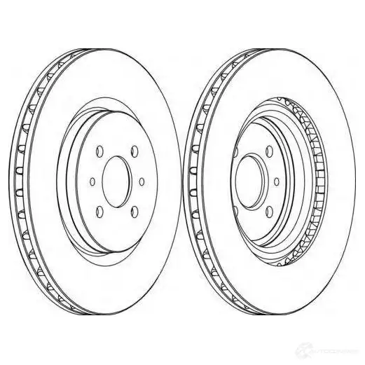 Тормозной диск FERODO DDF 1002 ddf10021 DDF1002-1 21245082