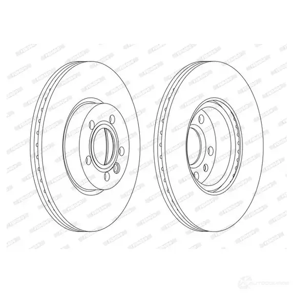 Тормозной диск FERODO DD F1160C 1193638377 DDF1160C BW1QQ изображение 0