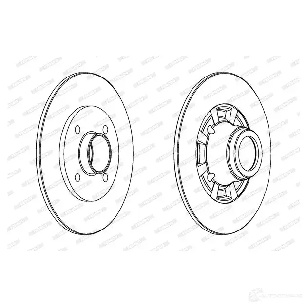 Тормозной диск FERODO 713031 DDF 334 DDF334 DDF334-1 изображение 0