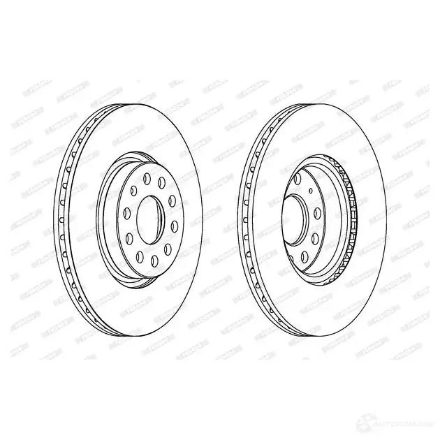 Тормозной диск FERODO 21247042 DDF463-1 DD F463 ddf4631 изображение 0