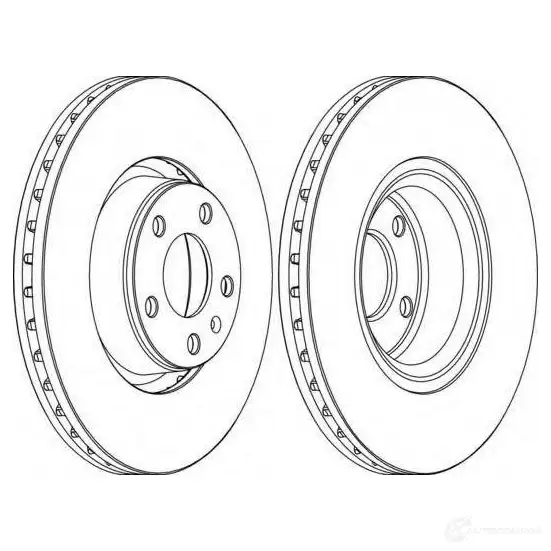 Тормозной диск FERODO DDF1277-1 21245496 DDF12 77 ddf12771 изображение 0