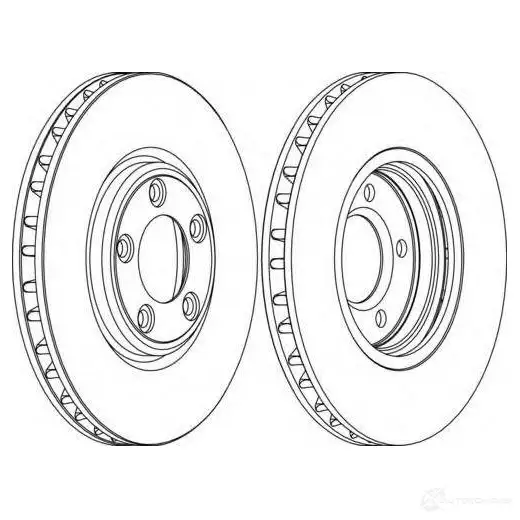 Тормозной диск FERODO DD F1107 21245210 ddf11071 DDF1107-1 изображение 0