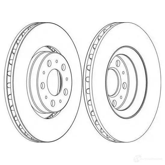 Тормозной диск FERODO ddf10781 1193638015 DDF1078-1 DDF1 078 изображение 0