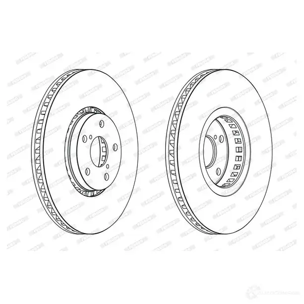 Тормозной диск FERODO DDF2497LC-1 1424229623 4060426234652 1 9KZJRY - Изображение 1