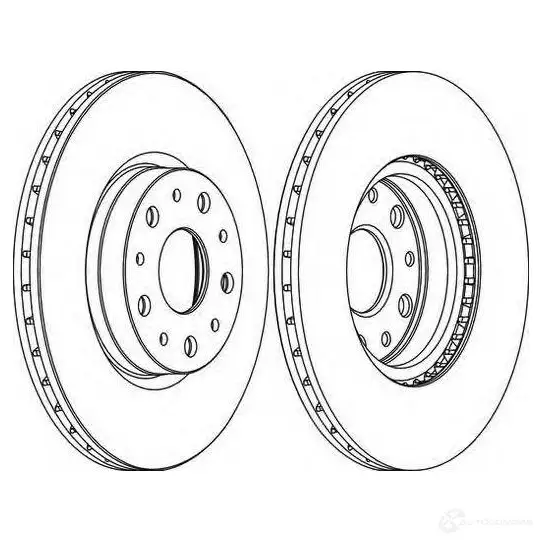 Тормозной диск FERODO ddf11681 DDF1168-1 DD F1168 21245314
