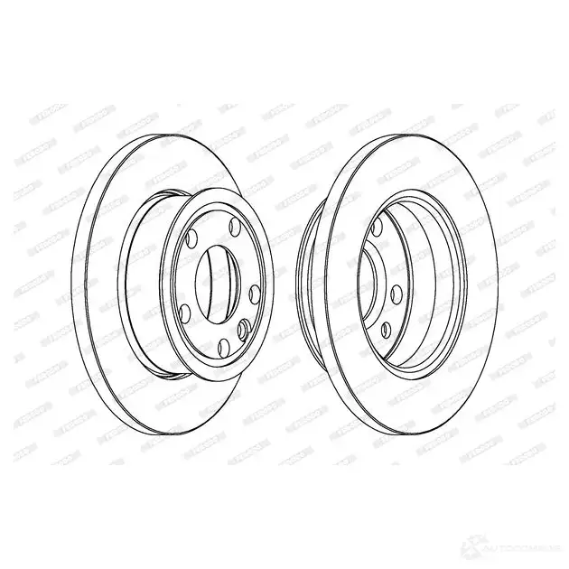 Тормозной диск FERODO DD F426 DDF426-1 713115 DDF426 изображение 0