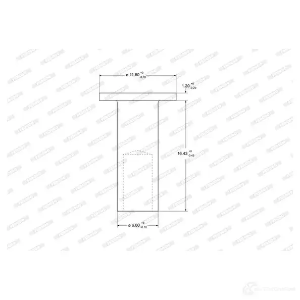 Тормозной диск FERODO DDF1 595 DDF1595-1 ddf15951 21246006 изображение 0