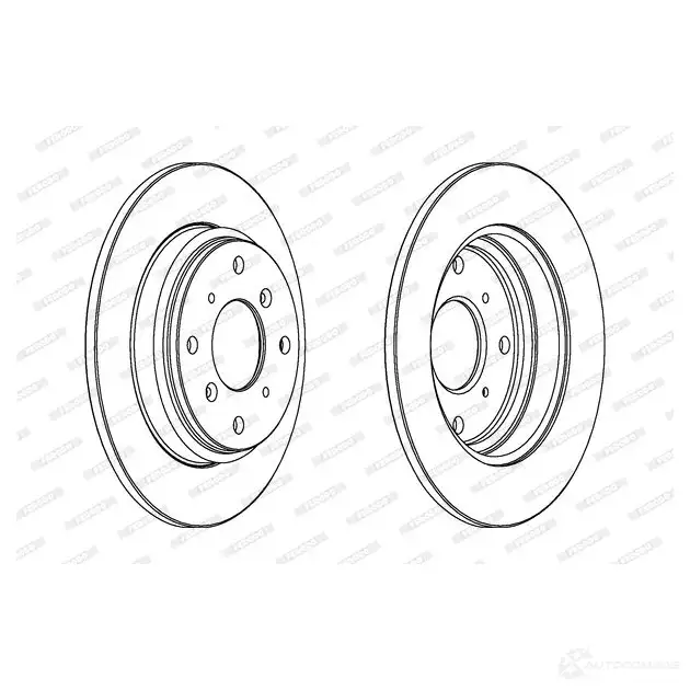 Тормозной диск FERODO DDF5 12 713188 DDF512 LNEOUUJ изображение 0