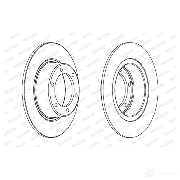 Тормозной диск FERODO DDF132C-1 DDF13 2C 1193639139 ddf132c1 изображение 0