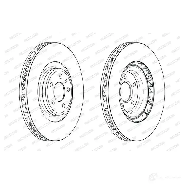 Тормозной диск FERODO 1424229638 DDF2686LC-1 I TFJOCN изображение 0