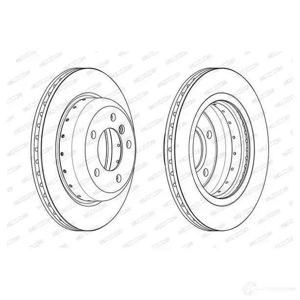 Тормозной диск FERODO DDF2617VC-1 DA XHE 4060426246006 1424681716 - Изображение 1