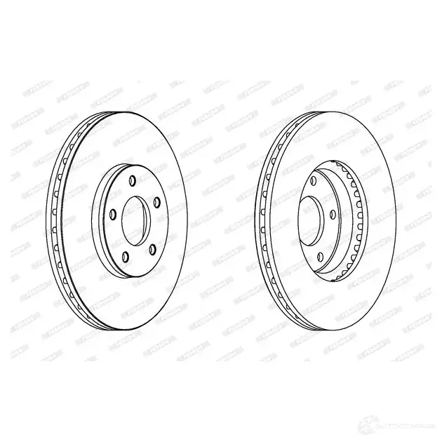 Тормозной диск FERODO 21247390 ddf7851 DDF7 85 DDF785-1 изображение 0