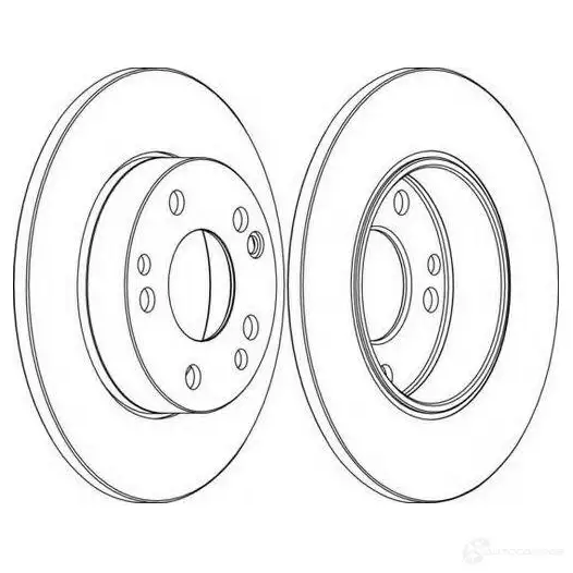Тормозной диск FERODO DDF053C-1 DDF0 53C ddf053c1 1193637590 изображение 0