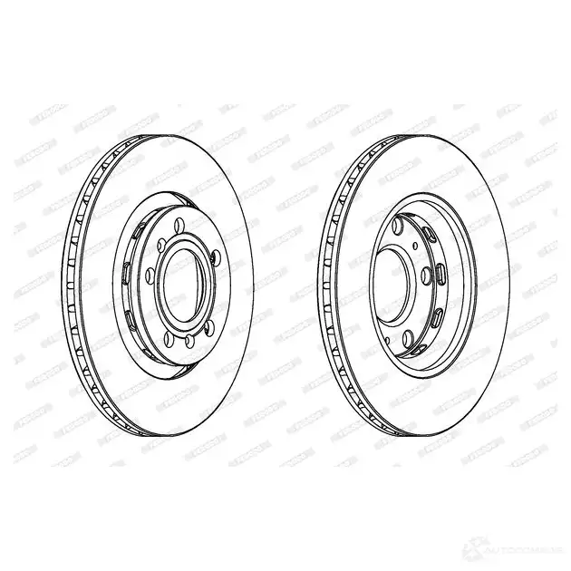 Тормозной диск FERODO ddf8721 DDF872-1 21247466 D DF872 изображение 0