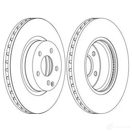 Тормозной диск FERODO DDF1263 C 21245478 DDF1263C-1 ddf1263c1 изображение 0