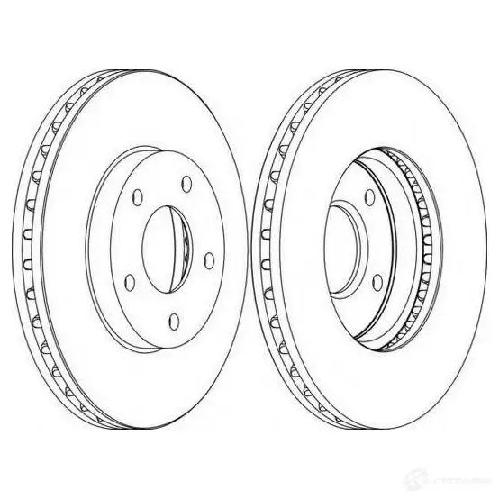 Тормозной диск FERODO DDF 1249 ddf12491 1193638813 DDF1249-1 изображение 0