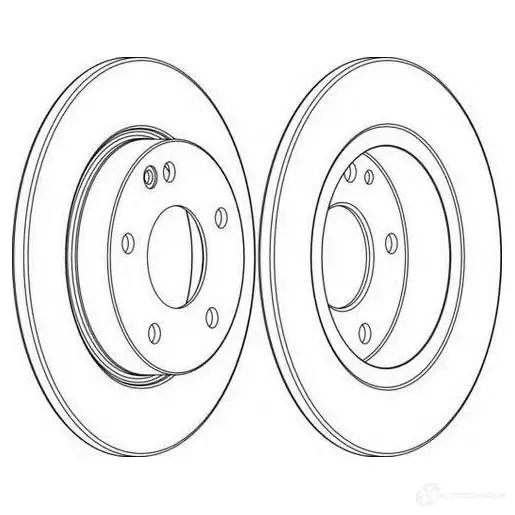 Тормозной диск FERODO ddf10341 DDF1034-1 1193637848 DDF103 4 изображение 0