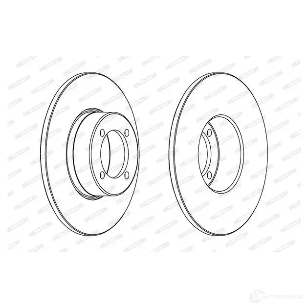 Тормозной диск FERODO DDF1417-1 1193639392 ddf14171 D DF1417 изображение 0