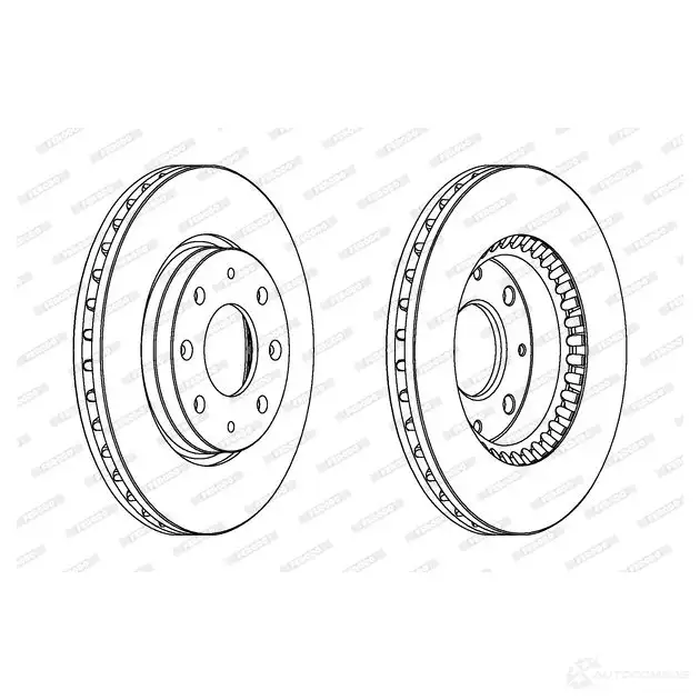 Тормозной диск FERODO 21247476 DDF880-1 ddf8801 DDF8 80 изображение 0
