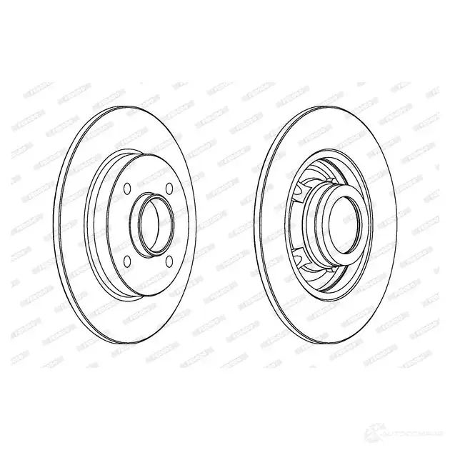 Тормозной диск FERODO 21247452 DDF863-1 DDF86 3 ddf8631 изображение 0