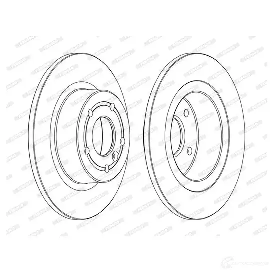 Тормозной диск FERODO DDF874C LZQWKR DDF 874C 1193643593 изображение 1