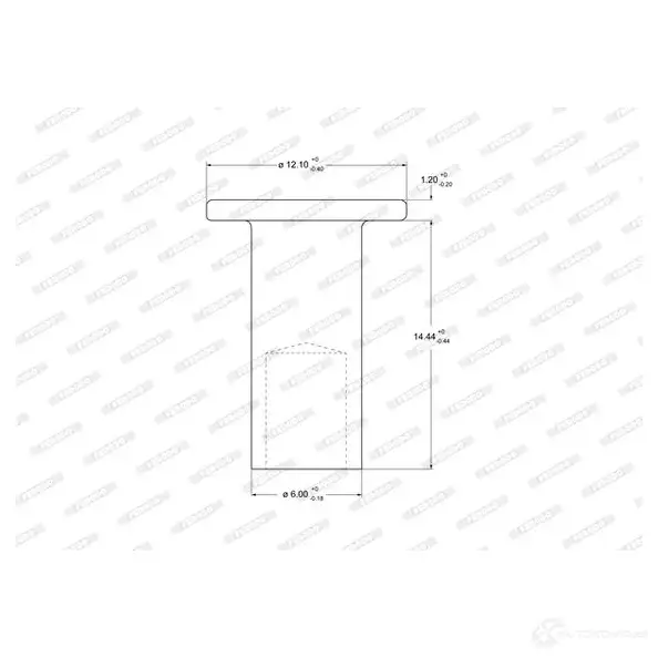 Тормозной диск FERODO DDF 1064 21245148 ddf10641 DDF1064-1 изображение 0