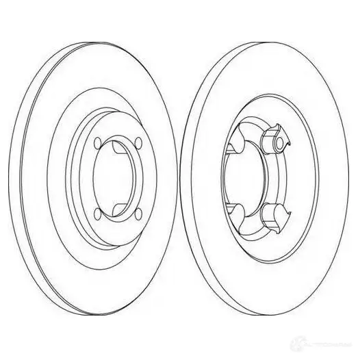 Тормозной диск FERODO 21245002 ddf0491 DDF049-1 DD F049 - Изображение 1