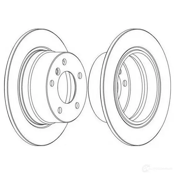 Тормозной диск FERODO DDF 1028 ddf10281 DDF1028-1 21245108 изображение 0