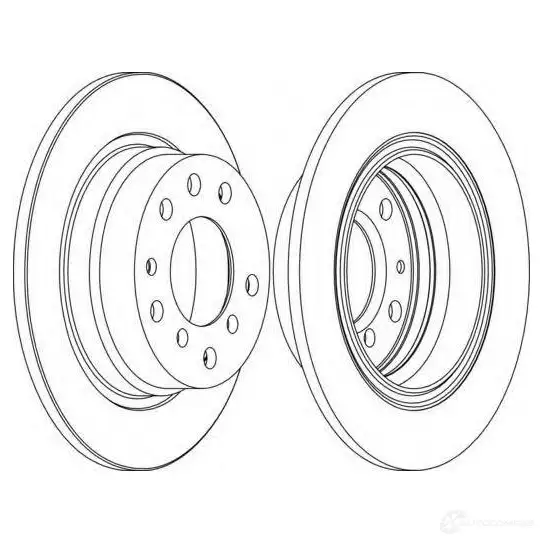 Тормозной диск FERODO ddf0221 DDF022-1 21244968 D DF022 изображение 0