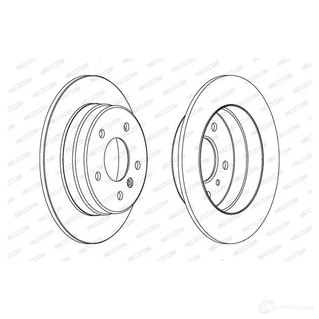 Тормозной диск FERODO ddf5231 21247100 DDF523-1 D DF523 изображение 0